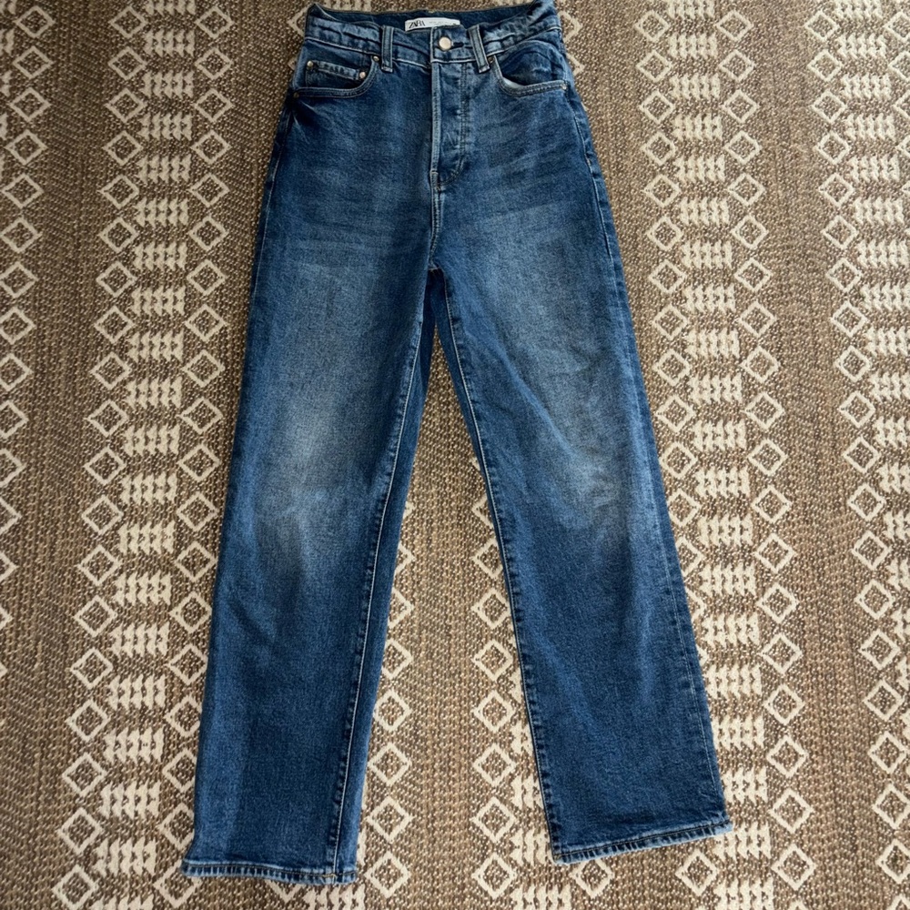Zara straight jeans
